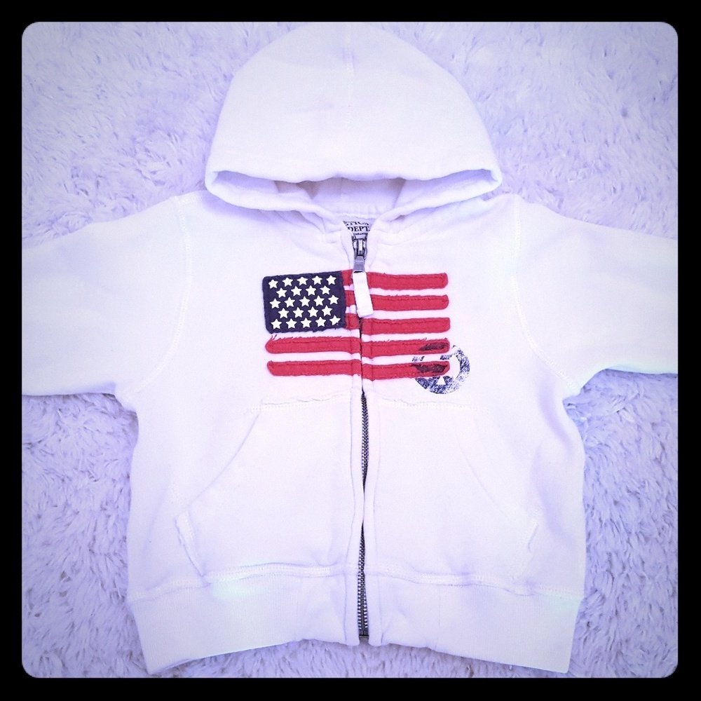 Children's Place American Flag Hoodie